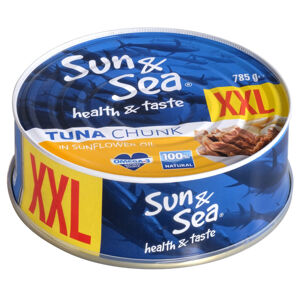 Sun&Sea Tuniak kúsky v slnečnicovom oleji XXL 785 g